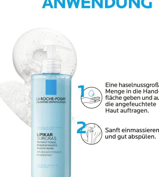 La Roche Posay Lipikar Surgras Duschcreme 400 ml Duschgel