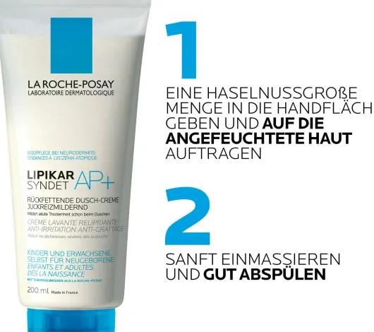 La Roche Posay Lipikar Syndet AP+ Reinigungs-Cremegel 200 ml