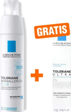La Roche Posay Toleriane Dermallergo 40 ml Fluid + gratis Dermallergo Augencreme 2 ml