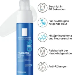 La Roche Posay Toleriane Dermallergo Nachtcreme 40 ml