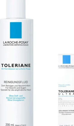 La Roche Posay Toleriane Reinigungsfluid 200ml + gratis Roche Posay Toleriane Dermallergo Augencreme 2 ml