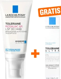 La Roche Posay Toleriane Rosaliac AR LSF 30 50 ml Creme + gratis Roche Posay Toleriane Dermallergo Augencreme 2 ml