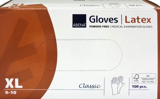 Latex-Handschuhe Classic Unster.Puderfrei Xl Natur