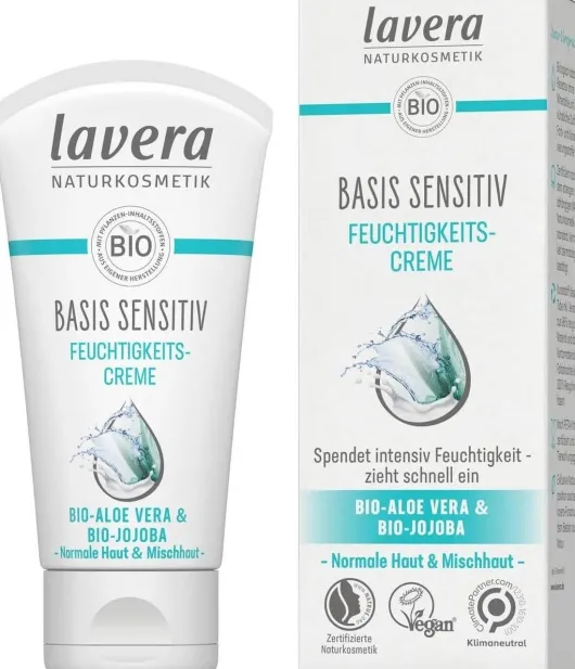 Lavera Basis Sensitiv Feuchtigkeitscreme 50 ml