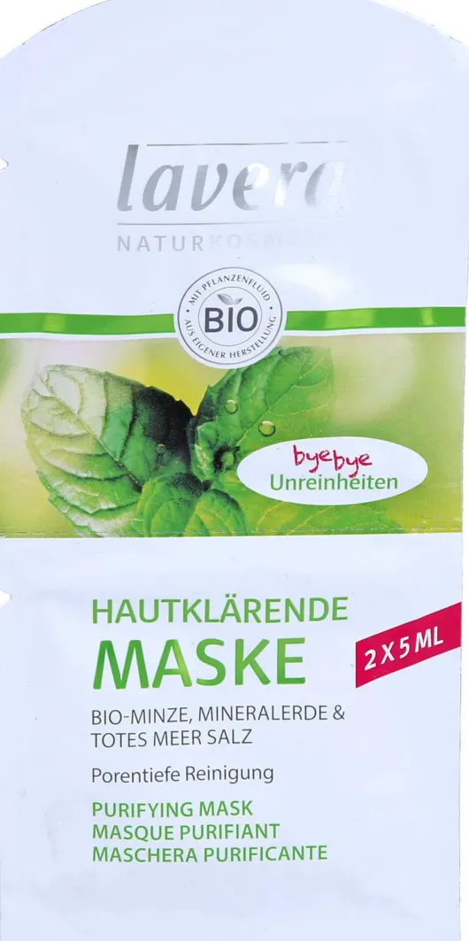 Lavera Hautklärende Maske Minze 2 X 5 ml