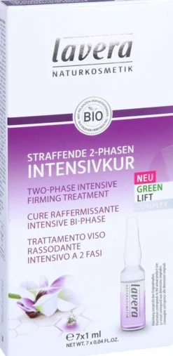 Lavera Straffende 2 Phasen Intensivkur Karanja 7 X 1 ml Ampullen
