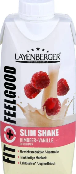 Layenberger Fit+feelgood Slim Shake Himbeer-Vanille 330ml