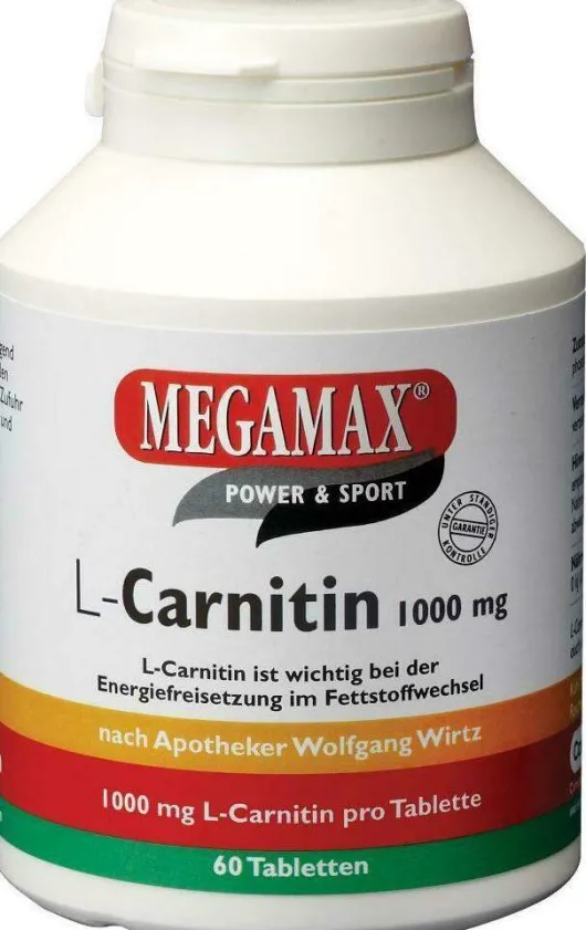 L-Carnitin 1000 mg Megamax Tabletten