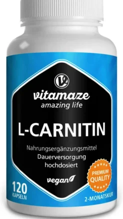 L-Carnitin 680 mg Vegan 120 Kapseln
