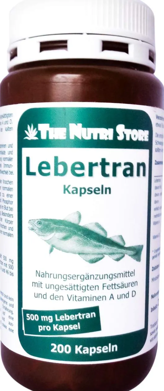 Lebertran 500 mg Kapseln