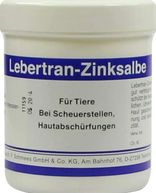 Lebertran Zinksalbe Vet 100 g Salbe
