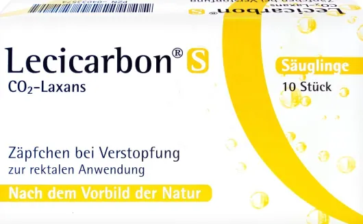 Lecicarbon S Co2 Laxans Suppositorien 10 Zäpfchen