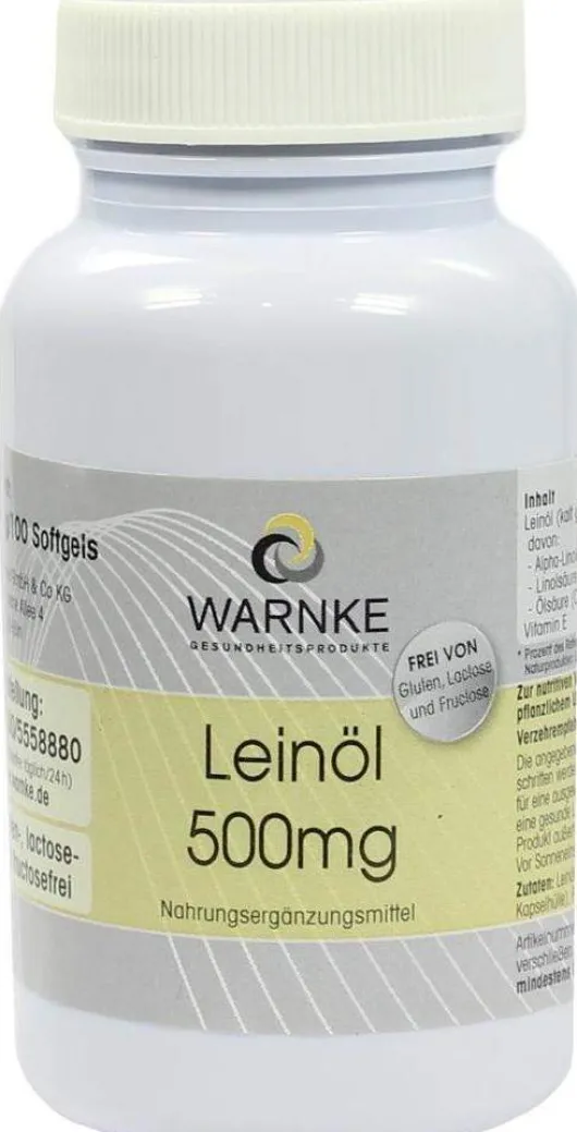 Leinöl 500 mg 100 Kapseln