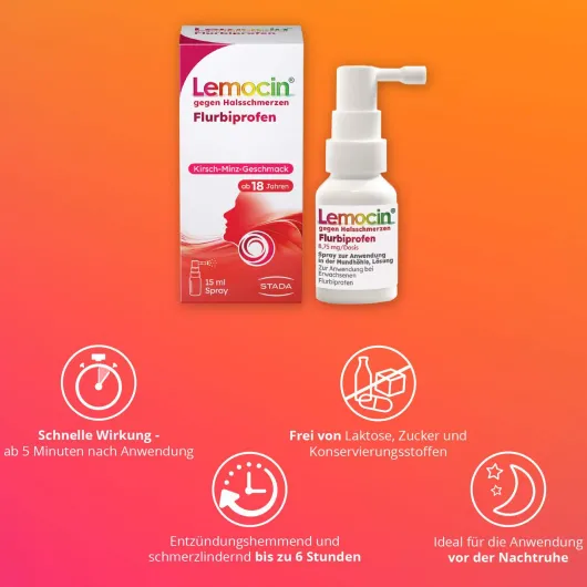 Lemocin Flurbiprofen Spray 15 ml