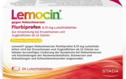 Lemocin gegen Halsschmerzen Flurbiprofen 8,75 mg Lutschtabletten