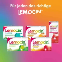Lemocin gegen Halsschmerzen mit Honig-Zitronengeschmack 24 Lutschtabletten