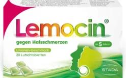 Lemocin gegen Halsschmerzen 20 Lutschtabletten