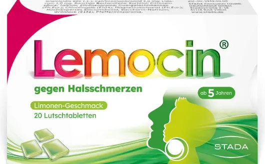 Lemocin gegen Halsschmerzen 20 Lutschtabletten