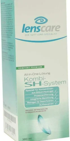 Lenscare Kombi Sh System Lösung 380 ml + 1 Behälter