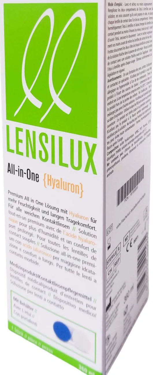 Lensilux All-In-One Lsg.Hyaluron+beh.F.W.Kont.L.