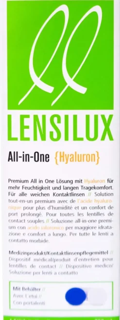 Lensilux All-In-One Lsg.Hyaluron+beh.F.W.Kont.L.