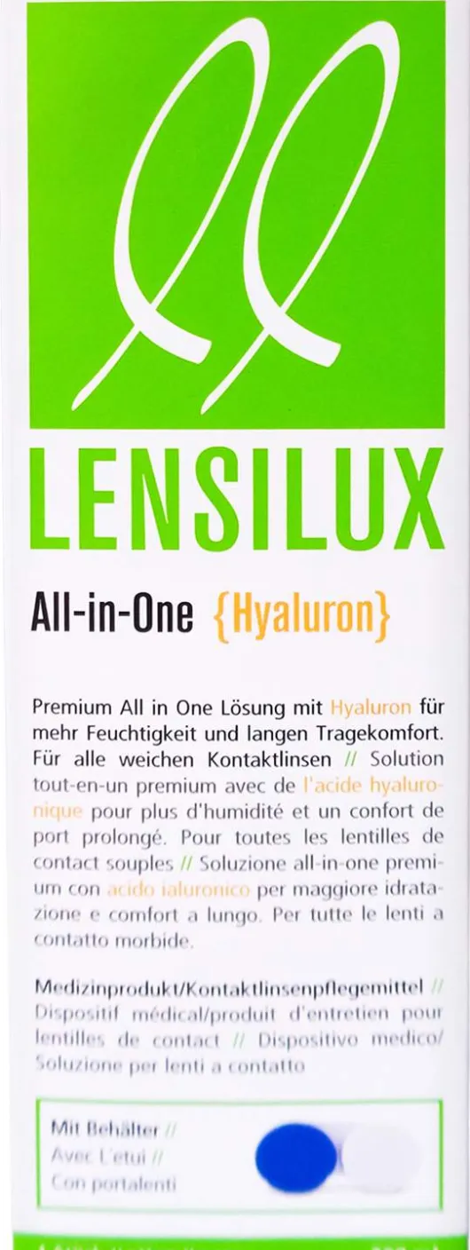 Lensilux All-In-One Lsg.Hyaluron+beh.F.W.Kont.L.
