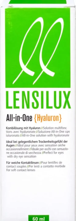 Lensilux All in One Lösung Hyaluron , Weiche Kontaktlinsen 60 ml
