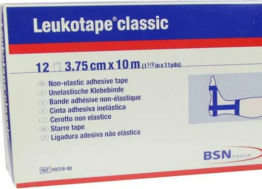 Leukotape Classic 10mx3,75cm Blau 12 Binden