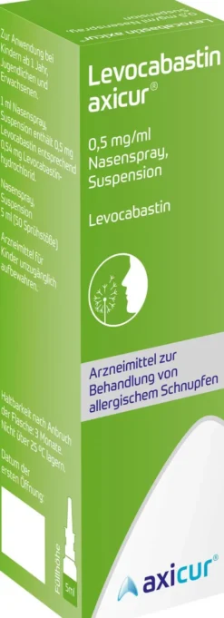 Levocabastin axicur 0,5 mg je ml 5 ml Nasenspray
