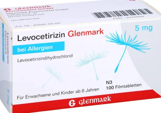 Levocetirizin Glenmark 5 mg 100 Filmtabletten