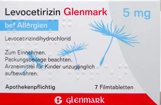 Levocetirizin Glenmark 5 mg 7 Filmtabletten