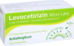 Levocetirizin Micro Labs 5 mg 100 Filmtabletten