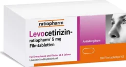 Levocetirizin ratiopharm 5 mg 100 Filmtabletten