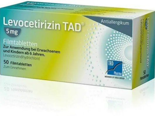 Levocetirizin Tad 5 mg 50 Filmtabletten