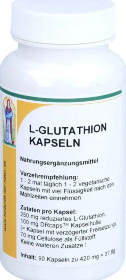 L-Glutathion 250 mg Reduziert 90 Kapseln