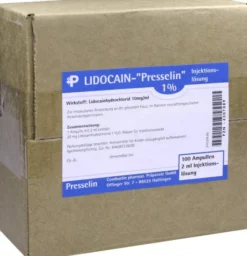 Lidocain Presselin 1% 100x2 ml Injektionslösung