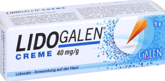 Lidogalen 40 mg 5 G Creme