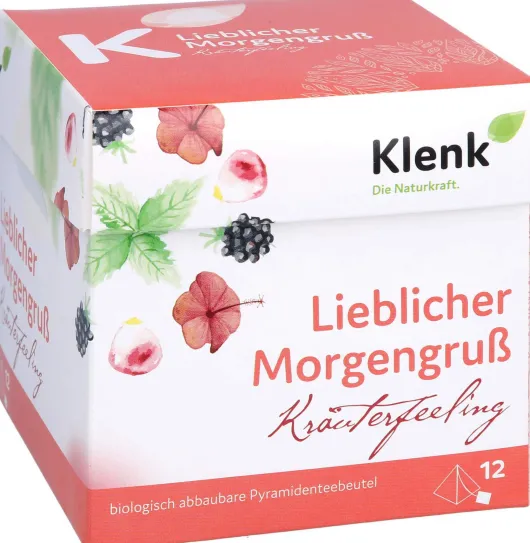 Lieblicher Morgengruß Tee 12 Pyramidenbeutel