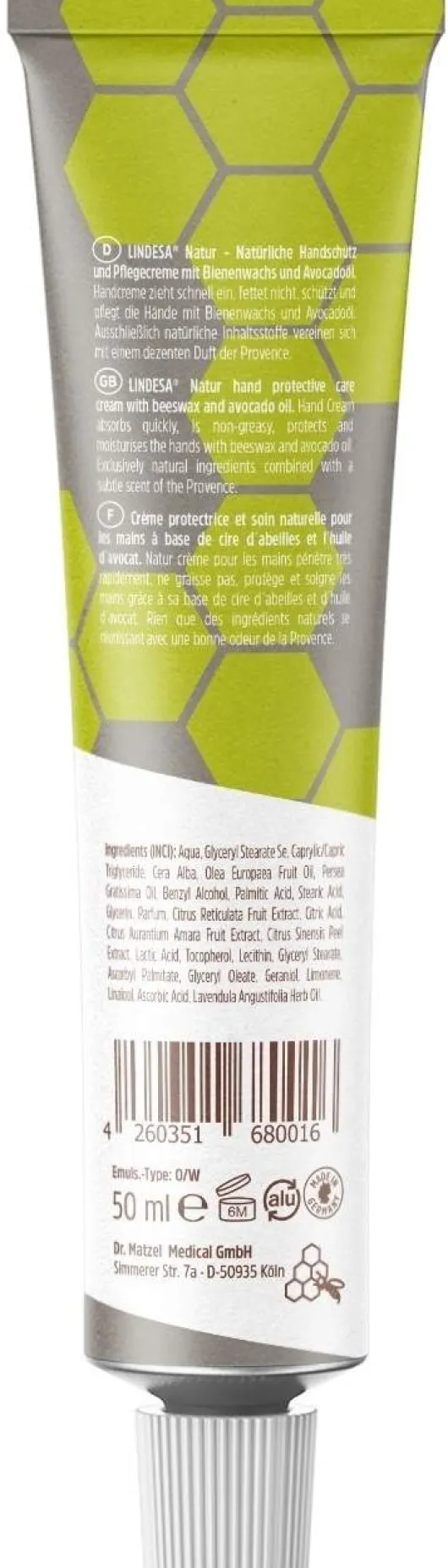 Lindesa Natur Hautschutz- und Pflegecreme 50 ml