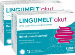 Lingumelt Akut 2 mg Lyophilisat zum Einnehmen 2 x 12 Stück