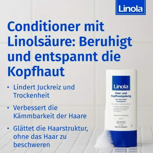 Linola Haar- und Kopfhautspülung 200 ml