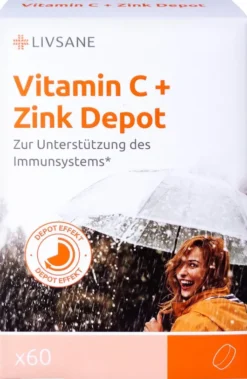 Livsane Vitamin C + Zink Depot 60 Retardtabletten
