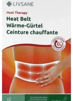 Livsane Wärme-Gürtel 10,5 X 115 cm 2 Pflaster