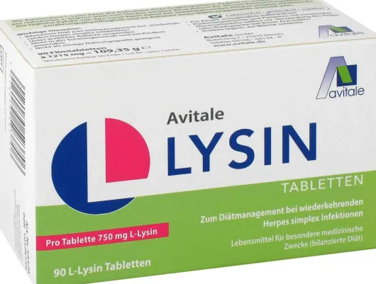 L-Lysin 750 mg 90 Tabletten