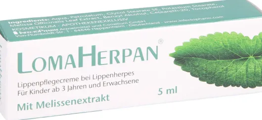 LomaHerpan Lippenpflegecreme mit Melissenextrakt 5 ml