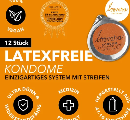 Loovara Kondome Latexfrei Standard 12 Kondome