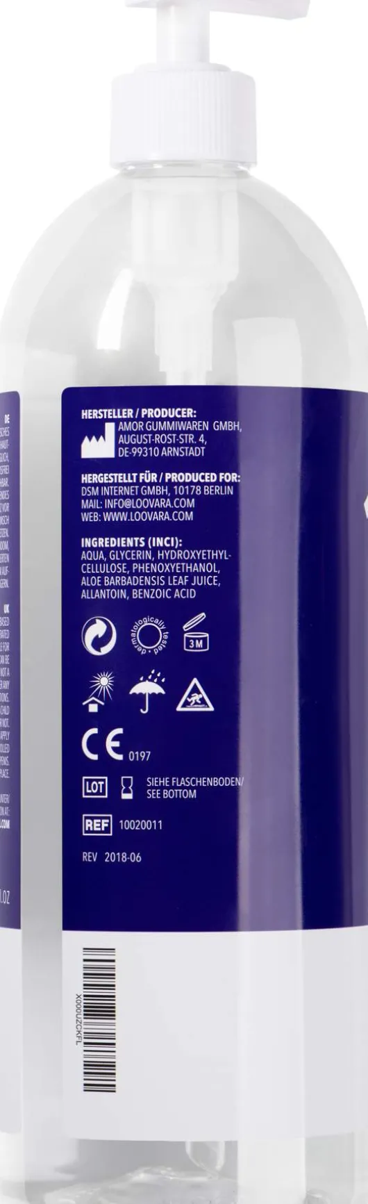 Loovara Long Night Stand Gleitgel Mit Aloe Vera 1 Liter