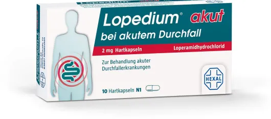 Lopedium akut bei akutem Durchfall 10 Kapseln