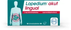 Lopedium akut lingual 2 mg Schmelztabletten 10 Stück