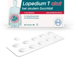 Lopedium T akut bei akutem Durchfall 10 Tabletten